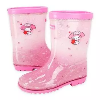 Sanrio Персонажи Тропические блестящие ПВХ резиновые сапоги Cinnamon Roll Куроми My Melody Pochacco резиновые сапоги, популярный персонаж в Корее