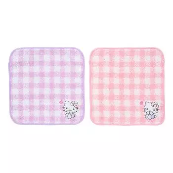 Sanrio Petit Набор из 2 полотенец Hello Kitty для детей с антибактериальной обработкой и именным пространством 275689