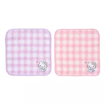Sanrio Petit Набор из 2 полотенец Hello Kitty для детей с антибактериальной обработкой и именным пространством 275689