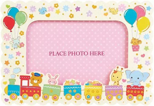 Sanrio Photo Frame Card Photo Frame Animals and Trains Photo Frame L 227 HL27-8