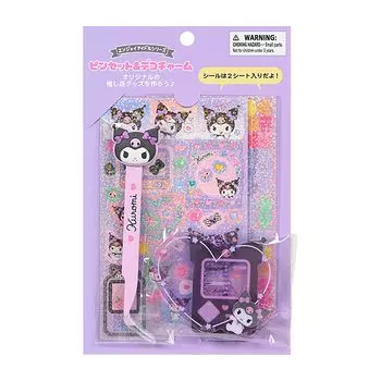 Sanrio Пинцет Deco Charm Kuromi 370428 & (Наслаждайтесь идолом)