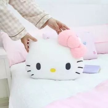 Меховая подушка-лицо Sanrio Nara Home Deco, Милашка, популярный персонаж в Корее