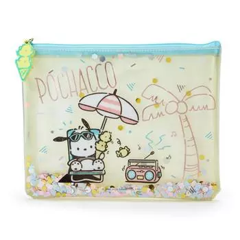 Sanrio Pochacco Виниловый плоский чехол (Летний отпуск)