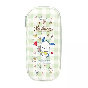 Sanrio Pochaco, широкий чехол из ЭВА, твердый пенал, 1 шт., зеленый