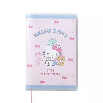 Sanrio Pocket Dailybook Hello Kitty 2025 Блокнот Октябрь 454630 (Начиная с 2024 г.)