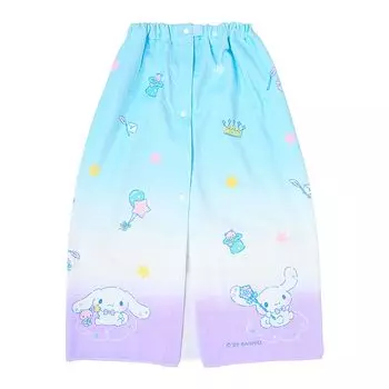 Sanrio Полотенце-обертка 80 см, хлопчатобумажное, цвета корицы, ширина примерно 120 см, глубина 1 см, высота 80 см. Принадлежности для бассейна с кнопкой-застежкой, место для имени на бирке 946711 100%