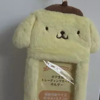 Sanrio Pompompurin Fur Фотодержатель для карточек Покерный держатель для карточек