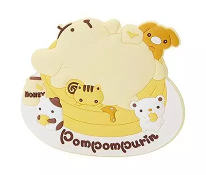 Sanrio Pompompurin Rubber clip with magnet (pancake)