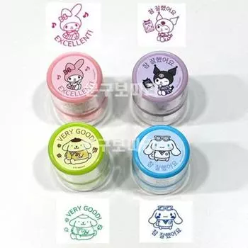 Sanrio Поздравительная марка Поздравительная марка Круглая многолетняя марка Поздравительная марка Марка, популярный персонаж в Корее