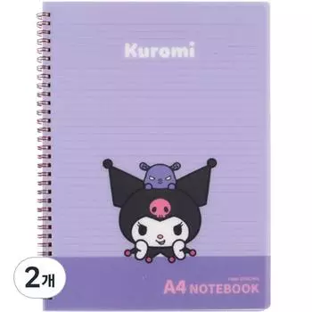 Sanrio PP A4 Note Kuromi, 03 Фиолетовый Куроми, 2 шт.