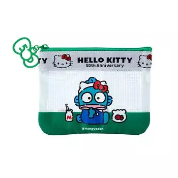 Sanrio ПРИВЕТ всем Hangyodon Half Fish HANGYODON виниловый плоский мешочек 10 x 13 x 1 см 129631