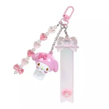 [Sanrio] Прозрачный брелок для ключей, прозрачный и пухлый 3D Моя Мелодия Моя Мелодия моя мелодия 15 x 4,5 x 3 см Персонаж 297674
