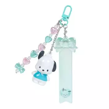 Sanrio Прозрачный брелок для ключей прозрачный и пухлый 3D Pochacco Pochacco pochacco 15 x 4 x 3 см Персонаж 297763