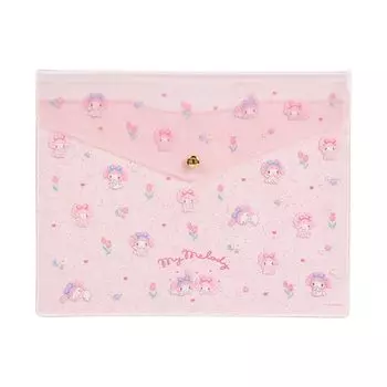 Sanrio Прозрачный плоский чехол My Melody Ширина x Глубина x Высота 20 см 818143 Приблизительно. 25,5 0,5
