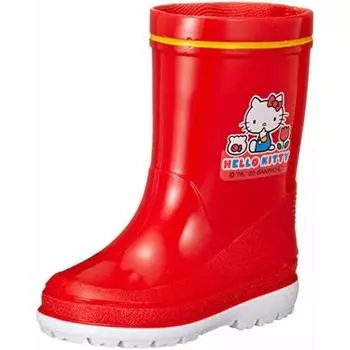 sanrio rain boots boots made in japan hello kitty r200 girls red 19.0 cm 2e