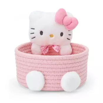 Sanrio Rope Basket with Mascot M Hello Kitty Storage 886483