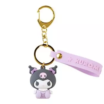 Sanrio Sanrio 3D брелок для ключей Kuromi Kuromi xx 3 см персонаж 182354 SANRIO (САНРИО) Куроми-тян 4.4 3.5