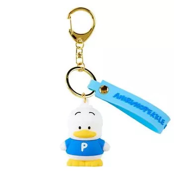 Sanrio Sanrio 3D Keychain Keychain Duck Peckle Peckle AHIRUNOPEKKLE x x Character 182494 SANRIO (SANRIO) 5.7 4.2 3.2cm