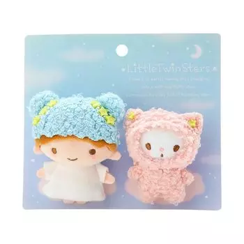 Sanrio Sanrio Брошь Little Twin Stars Kikirara LITTLE TWIN STARS xx 4 см Little Twin Stars Пушистый необычный дизайн Персонаж серии 012513 SANRIO