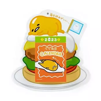 Sanrio Sanrio Calendar 2023 Настенный Gudetama Gudetama Ежедневный календарь 365 узоров Rokuyo All Display Character 203343 SANRIO (САНРИО) оранжевый