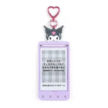 Sanrio Sanrio Card Case Kuromi Kuromi 15 xx Maipachirun Персонаж 978990 SANRIO (САНРИО) Куроми-тян 6.5 0.7см