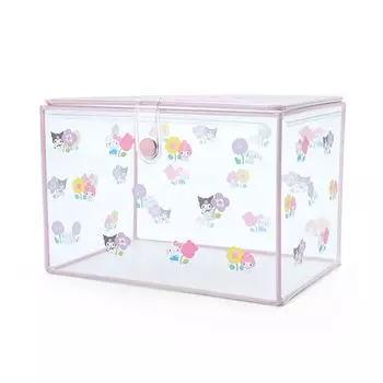 Sanrio Sanrio Characters Clear Storage Box Pastel Checker Storage Box 12 x 18.2 x 12cm Character SANRIO 123064