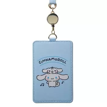 [Sanrio] Sanrio Characters Pass Case Women s CNM-PAS01 Cinnamoroll/Sky Blue