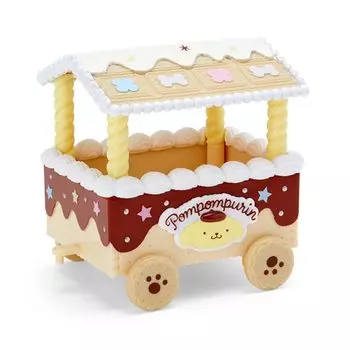 Sanrio Sanrio Чехол для аксессуаров в стиле поезда Pompompurin Purin POMPOMPURIN Сладости Мотив Серия Персонаж xx 765252 SANRIO (САНРИО) 9,7 6,9 8,8 см