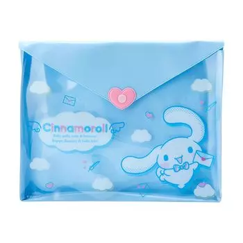 Sanrio Sanrio Cinnamoroll Прозрачный многоразовый пакет с буквами Плоский пакет Cinnamoroll 20 x x 3 см Персонаж SANRIO 101869 (САНРИО) +26,5