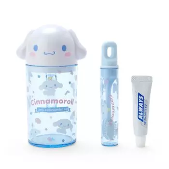 Sanrio Sanrio Cinnamoroll Toothbrush Cup Set Набор зубных щеток Cinnamon Cinnamoroll 12 x 7 x 5 см Персонаж SANRIO 983942 (САНРИО) &
