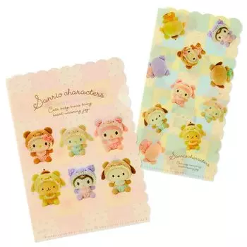 Sanrio Sanrio Clear File Персонажи Sanrio 16 xx Latekuma Baby Design Series Персонаж 619621 SANRIO (САНРИО) 0.1 22.5см