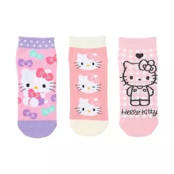 Sanrio Sanrio Детские кроссовки носки 3 пары комплект носков Hello Kitty Hello Kitty Персонаж 453293 SANRIO (САНРИО) 16-18см