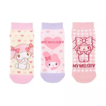 Sanrio Sanrio Детские кроссовки носки 3 пары набор носков My Melody My Melody My Melody Персонаж 455148 SANRIO (САНРИО) 16-18см