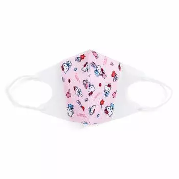 Sanrio Sanrio for 10 Hello Kitty Hello Made of Soft Rubber That Hurt Your SANRIO Mask, Нетканый материал, 3D, Дети, Кусочки, Китти, 3-слойная