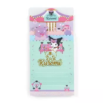 Sanrio Sanrio Friend Memo Kuromi Kuromi Разнообразие канцелярских товаров Memo Персонаж 8 xx 16 см 469416 SANRIO (САНРИО) Куроми-тян 1.3