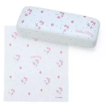Sanrio Sanrio Glasses Case Hello Kitty Hello Kitty x 16 x New Life Personal Accessories Character 330248 SANRIO (SANRIO) 3.5 5.8cm
