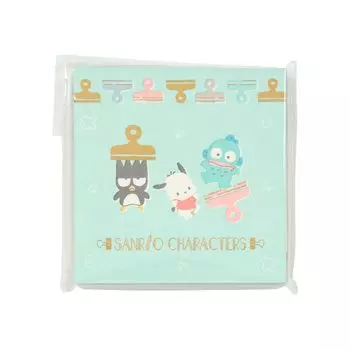 Sanrio Sanrio Канцелярские товары Time Pochacco Hangyodon Bad Badtz Maru Square Memo 340855 (САНРИО)
