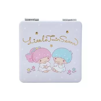 Sanrio Sanrio Карманное зеркало Компактное зеркало Little Twin Stars Kikirara LITTLE TWIN STARS 6 x 6 x Новая жизнь Персональные аксессуары Персонаж 328324 SANRIO