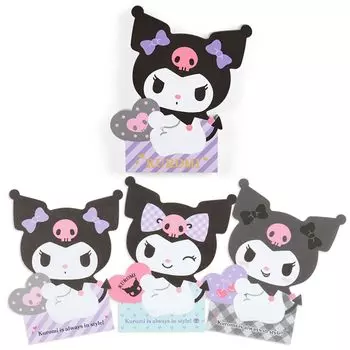 Sanrio Sanrio Kuromi Персонаж Форма Memo Kuromi xx Персонаж SANRIO 462161 (САНРИО) Куроми-тян 12,7 10,8 0,9 см