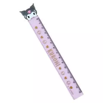 Sanrio Sanrio Линейка 15 см Куроми Куроми-тян Куроми 4 x 0,6 x 18,3 см Детские обучающие канцелярские принадлежности Персонаж 502626 SANRIO
