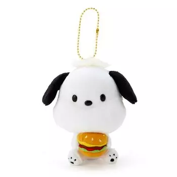 Sanrio Sanrio Mascot Holder Pochacco Pochacco Большой дизайн серии персонажей x 6 x 491667 SANRIO (САНРИО) 8.3 10.5см белый