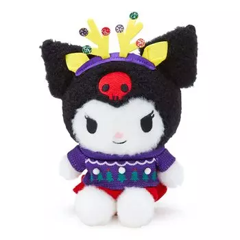 Sanrio Sanrio Мягкая игрушка Куроми Куроми Рождественский свитер Дизайн серии Персонаж x 12 x см 710733 SANRIO (САНРИО) Куроми-тян 17.3 17.3