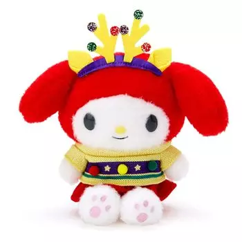 Sanrio Sanrio Мягкая игрушка My Melody My Melody My Melody Рождественский свитер с дизайном персонажа x 12 x 17 см 710636 SANRIO (САНРИО) 16,7