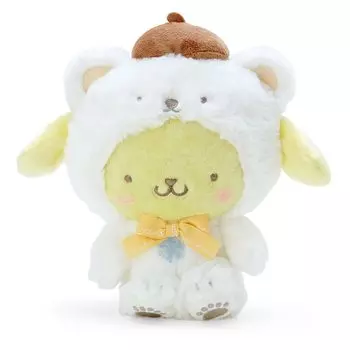 Sanrio (САНРИО) Мягкая игрушка Sanrio Pompompurin Purin POMPOMPURIN Fluffy Snow Design Series Character 21,5 x 12 x 23 см 539155 SANRIO