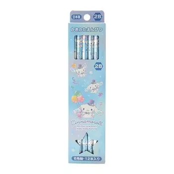 Sanrio Sanrio Pencil Pack 2B Cinnamoroll Cinnamoroll xx Kids Learning Канцелярские принадлежности Персонаж 566179 SANRIO (САНРИО) 0,8 0,8 17,6см