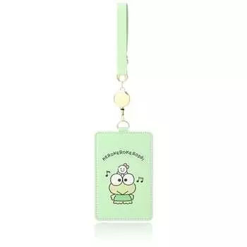 Sanrio Sanrio Персонажи Пропуск Чехол Дамы KRP-PAS01 Керокеро Кероппи/Светло-зеленый
