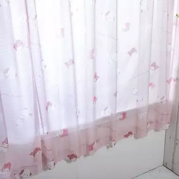 Sanrio Sanrio Персонажи Защита от УФ-излучения Трудно увидеть снаружи Кружевная занавеска Ширина 100 x 176 см Длина Набор из 2 шт. Kuromi My Melody Cinnamon