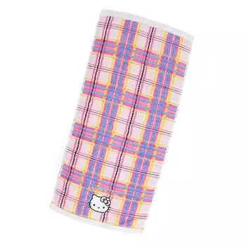 Sanrio (САНРИО) Платье Sanrio Hello Kitty в клетку Tartan Design Series Полотенце для лица Hello Kitty 72 x 33 x 0,5 см Персонаж 374601 SANRIO