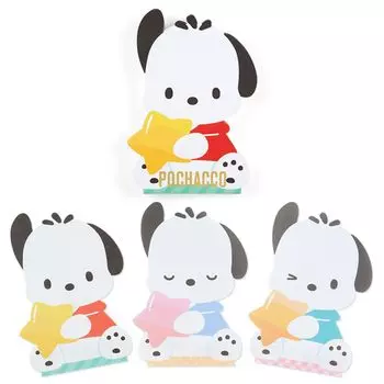 Sanrio Sanrio Pochacco Персонаж в форме памятки Pochacco Pochacco xx Персонаж SANRIO 468738 (САНРИО) 12,4 8,7 0,9 см