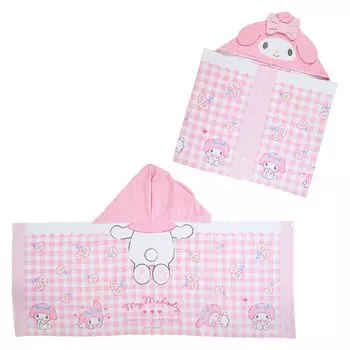 Sanrio (САНРИО) Полотенце с капюшоном Sanrio My Melody My Melody 75 x 120 x 1 см Персонаж SANRIO 052621